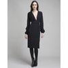 Motel Belinda Plunge Dress in Black
