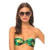 Motel Knox Bandeau Bikini Top in Tropical