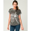 Motel Loretta Loose Tee in Grey Crowd Surf Print