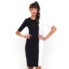 Motel Olive Bodycon Midi Dress in Black and White