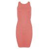 Motel Rowena Cross Back Dress in Coral