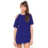 Motel Savannah Cold Shoulder Dress in Hyacinth