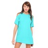 Motel Savannah Cold Shoulder Dress in Peppermint