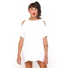 Motel Savannah Cold Shoulder Dress in White