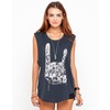 Motel Tee Shirt Hand of Rock Print Dress in