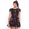 Motel Topi Tea Dress in Canton Night Print