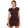 Motel Topi Tea Dress in Tiger Rose Print