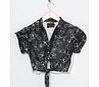 Motel Vintage Penny Tie Crop Shirt 0002 ONE SIZE