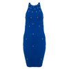 Motel Zena Bodycon Dress in Sapphire with Cross