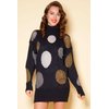 Spotty Dress - Charcoal Metallic