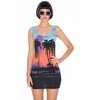 Zoe Dress - Sunset Palm