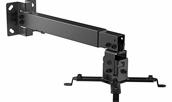 Universal Wall & Ceiling Projector Bracket- Black