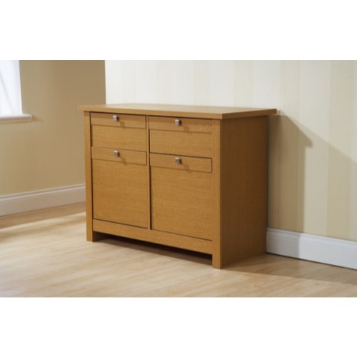 Mountrose Fuse 2 Door 2 Drawer Sideboard in Oak