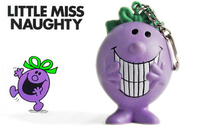 Stressball Keychain - Little Miss Naughty