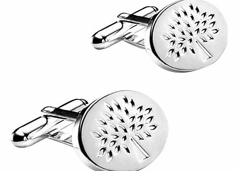 Mulberry Oval Tree Cufflinks