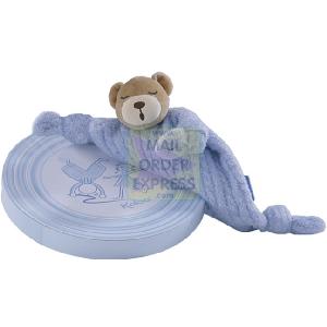 Kaloo Soft Blue Doudou Bear