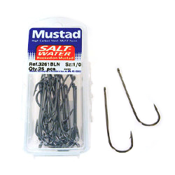 mustad Aberdeen 3261 BLN - Size 3/0