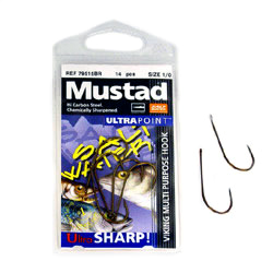 mustad Viking 79515 - Size 6/0 (Pack of 5 Hooks)