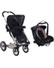 4 Rider light Stroller - New Cargo Black