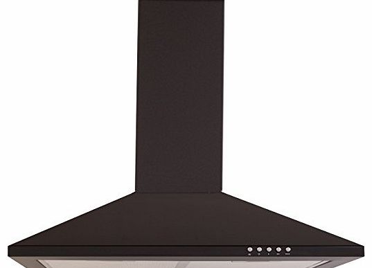 ART10906 70cm Deluxe Chimney Cooker Hood Extractor in Black