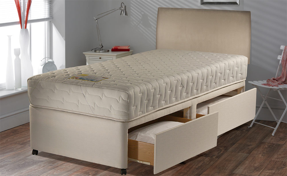 Dream Charm Divan Bed, Superking, 4 Drawers