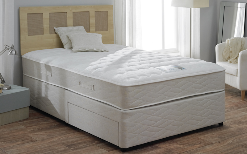 Tranquility Divan Bed, Superking, No Storage