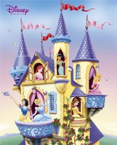 DISNEY PRINCESS CASTLE FILM POSTER