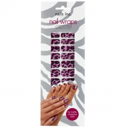 . NAIL WRAPS - PINK CHEETAH (24 WRAPS)