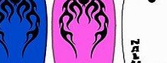 Nalu 33`` Kids Tribal Body Board Sea Surf Surfing Slick Bodyboard - Pink