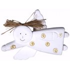 Namaste UK White Flying Angel Decoration