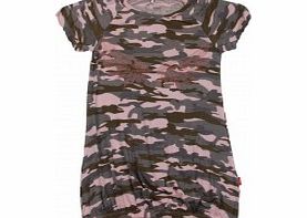 Name It Girls Lya Rose Camo Print Jersey Tunic