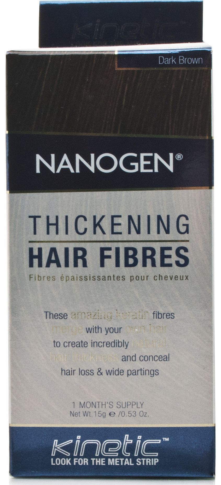 Hair Thickening Fibres Dark Brown