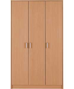 3 Door Wardrobe - Beech