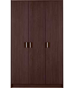 3 Door Wardrobe - Wenge