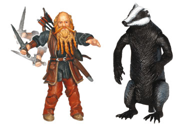 Prince Caspian 10cm figure - Trumpkin and Trufflehunter