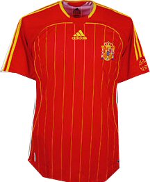 Adidas 06-07 Spain home (Reyes 10)