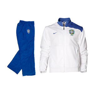 Nike 08-09 Brazil Woven Warmup Suit (white)