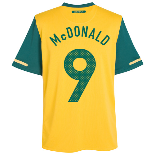 Nike 2010-11 Australia World Cup Home (McDonald 9)