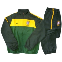 Nike 2010-11 Brazil Nike Woven Tracksuit (Green)