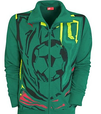 Puma 10-11 Cameroon Puma Track Jacket (Green)