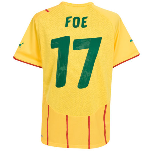 Puma 2010-11 Cameroon World Cup away (Foe 17)