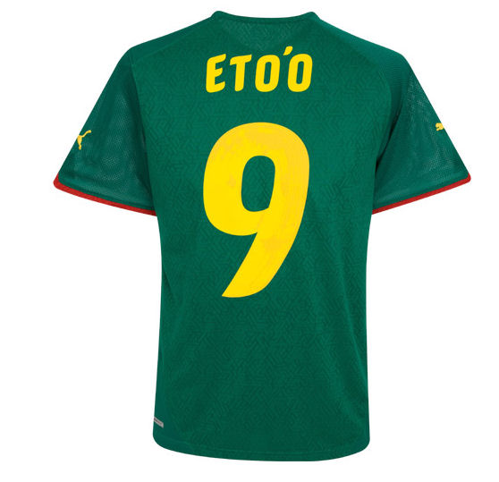 Puma 2010-11 Cameroon World Cup home (Etoo 9)