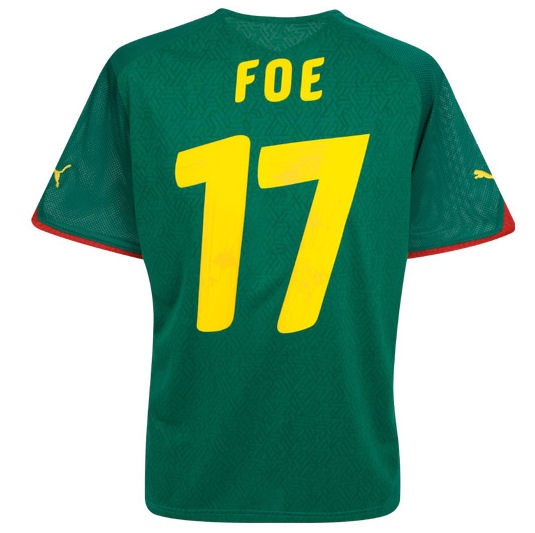 Puma 2010-11 Cameroon World Cup home (Foe 17)