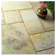 Natural Stone Fossilstone Square Random Patio