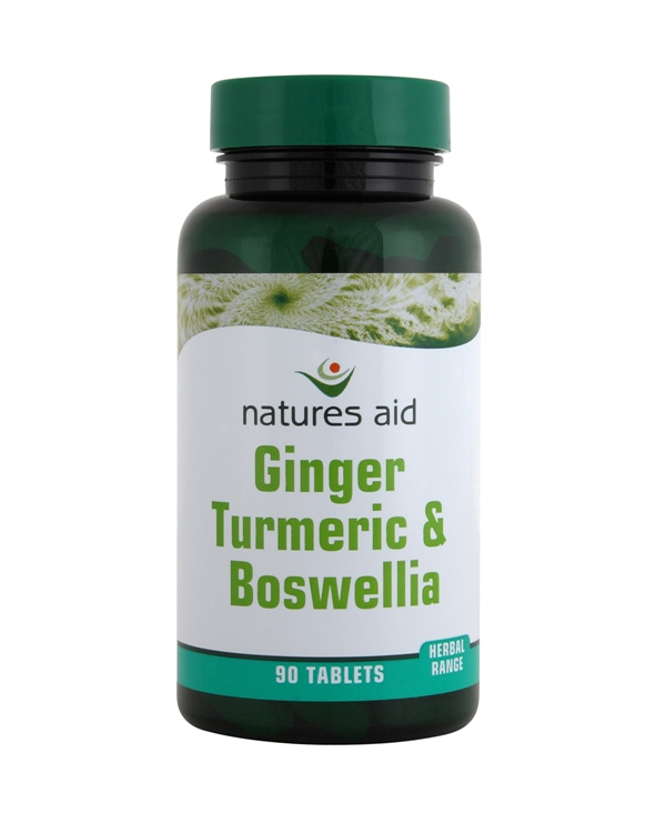 Ginger Tumeric & Boswellia. 90 Tablets.