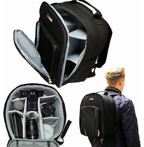 Digital SLR Camera & Lense Backpack Bag Case For The Panasonic Lumix G DMC-GH3/ Panasonic Lumix G DMC-GH2/ Panasonic Lumix DMC-FZ200/ Panasonic Lumix GH4 DMC-GH4HEB