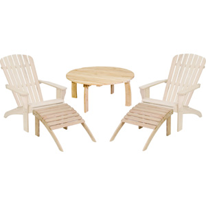 Albany Adirondack Coffee Table 2 Chairs