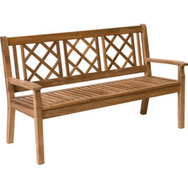 Canterbury 5ft Lattice Back Bench