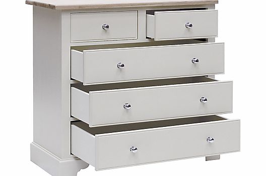 Chichester 5 Drawer Chest, Old Chalk