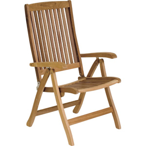 neptune Oxford FSC Teak 4-Position High Back